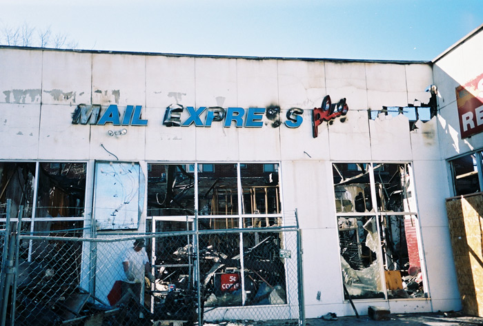 The infamous fire of 2003
