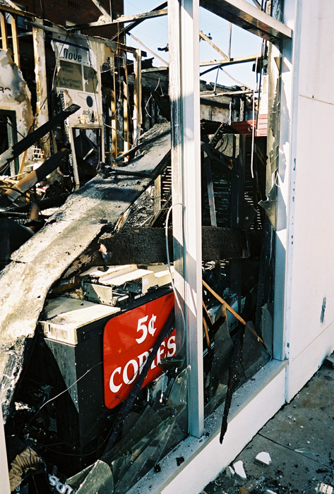 The infamous fire of 2003