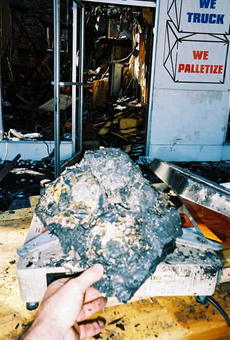 The infamous fire of 2003
