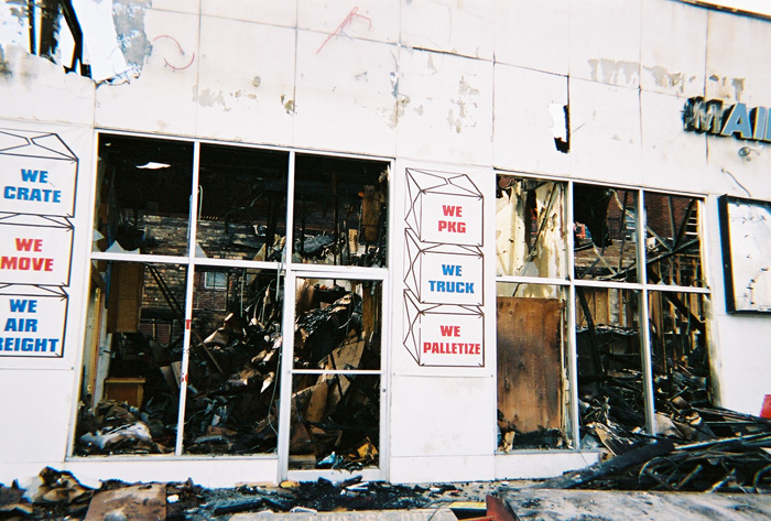 The infamous fire of 2003
