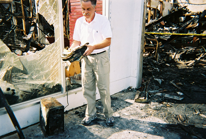 The infamous fire of 2003
