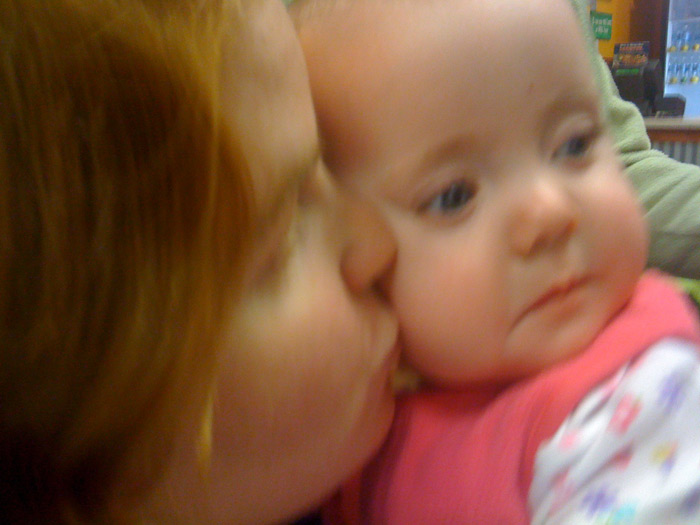 Michelle holding baby Natayah 2008