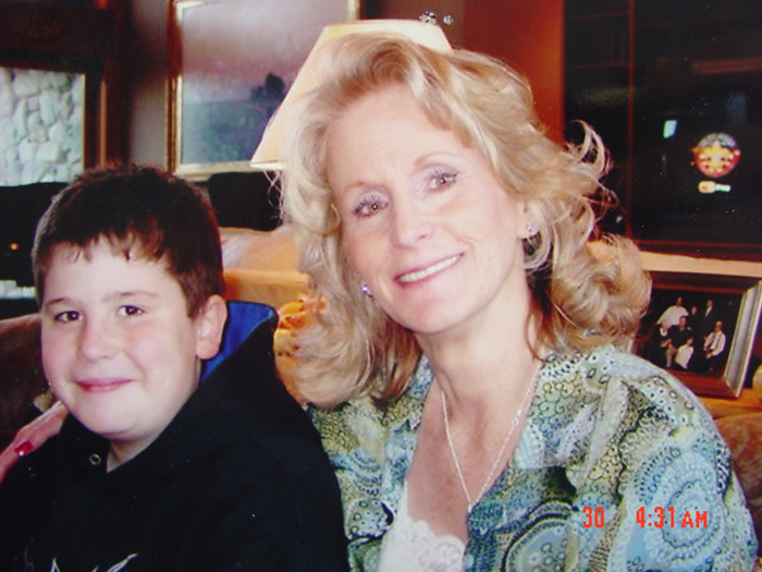 Mom & Nick. Mom is happiest when she
