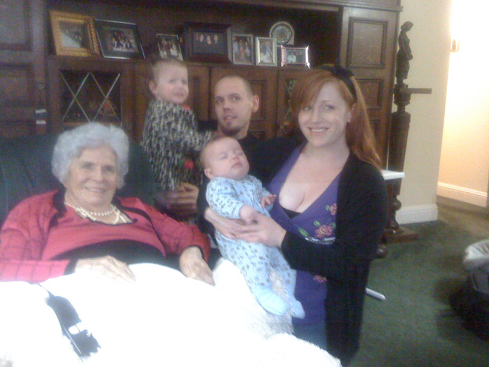 Visting Grandma Lucy ~2010